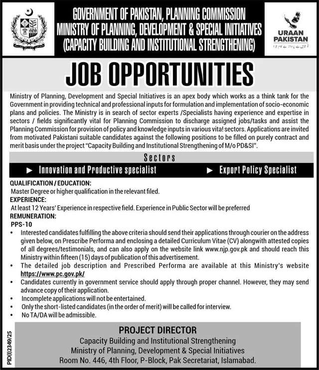 Sector Specialists Jobs 2025