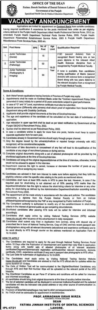 Junior Technician Dental Jobs 2025