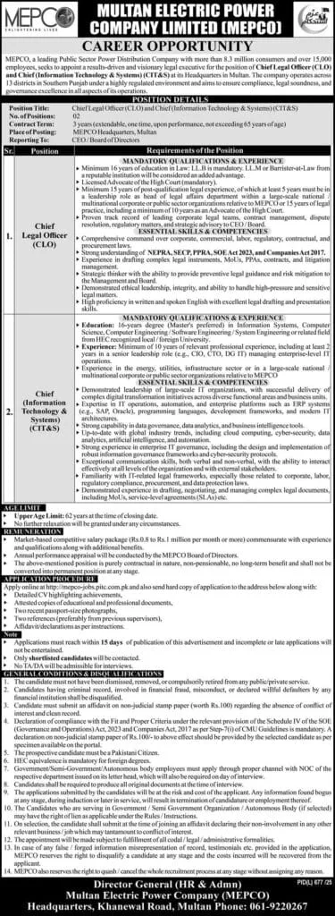 Chief Legal Officer (CLO) Jobs 2025
