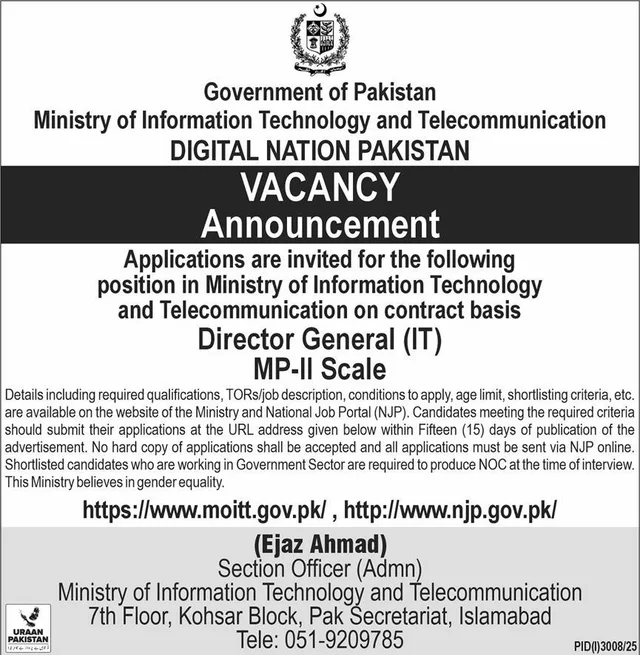Director General IT