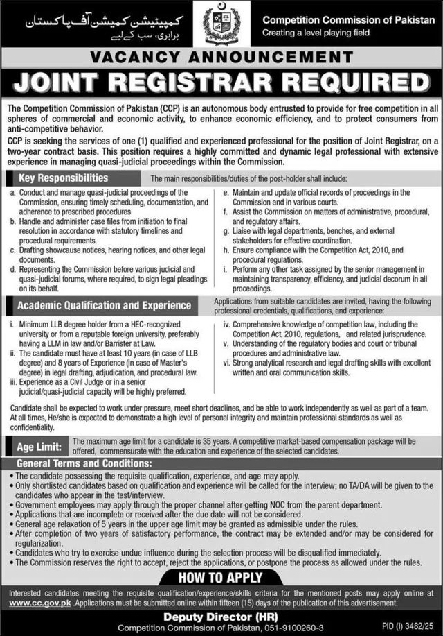 Joint Registrar