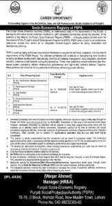 QA Engineer Jobs at Punjab Social Protection Authority PSPA Lahore