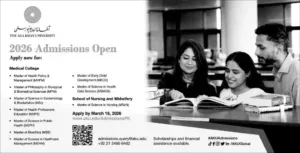 AKU Admission Open 2026