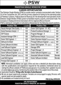 Principal SQA Engineer Jobs in Karachi