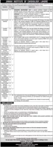 Medical Director Jobs at Jinnah Institute of Cardiology Lahore