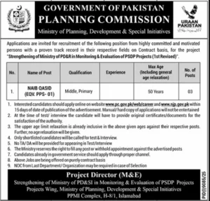 Naib Qasid Jobs 2026 in Planning Commission Pakistan