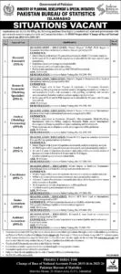 Senior Accountant Jobs 2026 at Pakistan Bureau of Statistics Islamabad