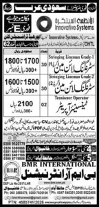 Stringing Lineman Jobs in Saudi Arabia 2026 at Innovative Systems