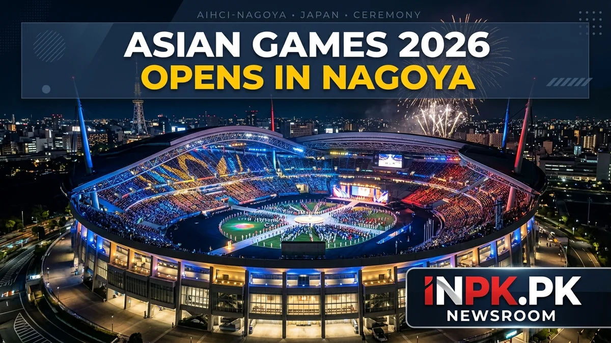 Asian Games 2026 Officially Opens in Nagoya as Fatima Sana and Noor Zaman Lead Pakistan Contingent