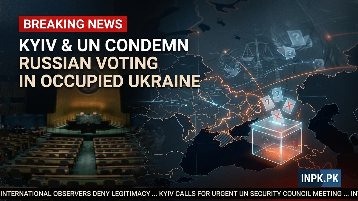 Kyiv and UN Denounce Russian Parliamentary Voting in Occupied Ukrainian Regions as Illegal Farce