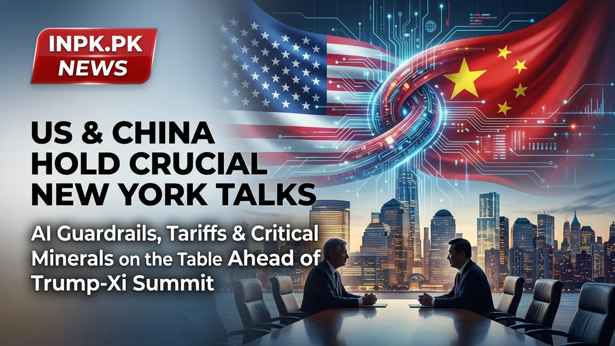 US and China Hold High-Stakes New York Talks on AI, Tariffs, and Critical Minerals Ahead of Trump-Xi Summit