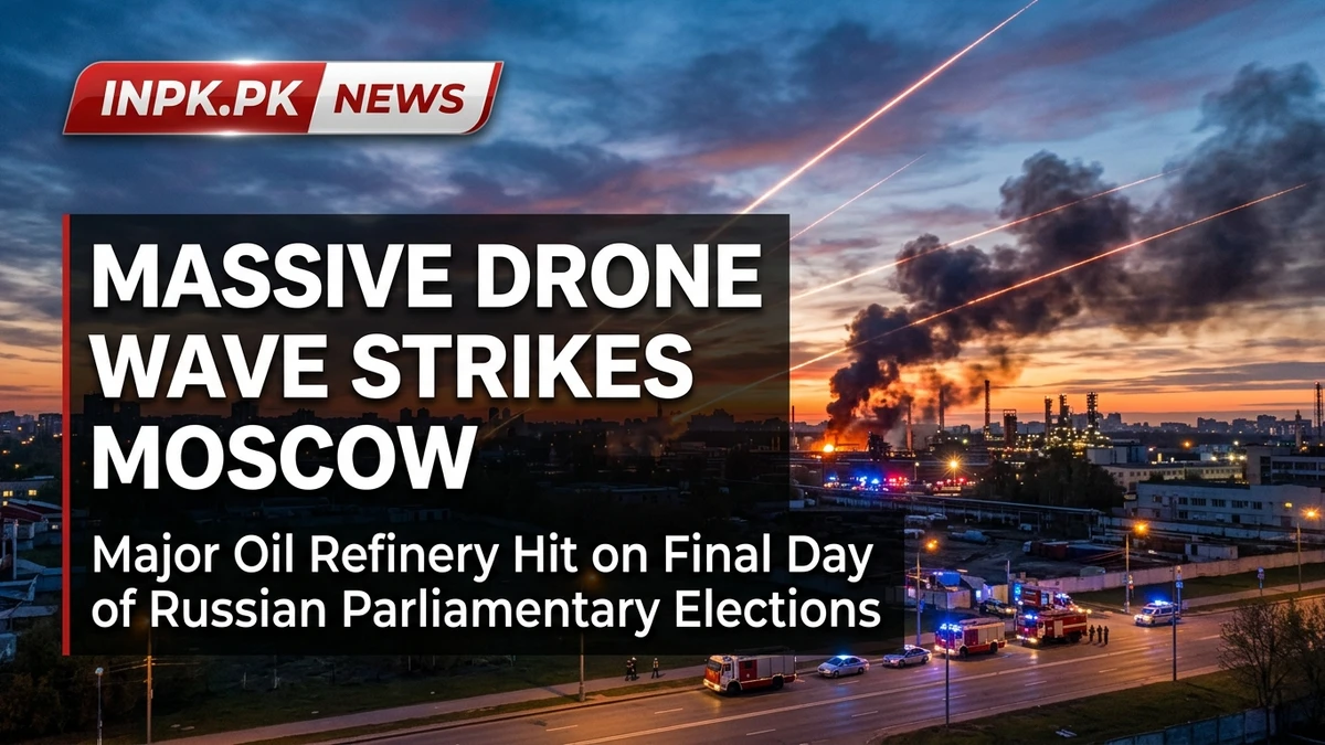 Massive Drone Wave Strikes Moscow on Final Day of Elections, Damaging Major Oil Refinery