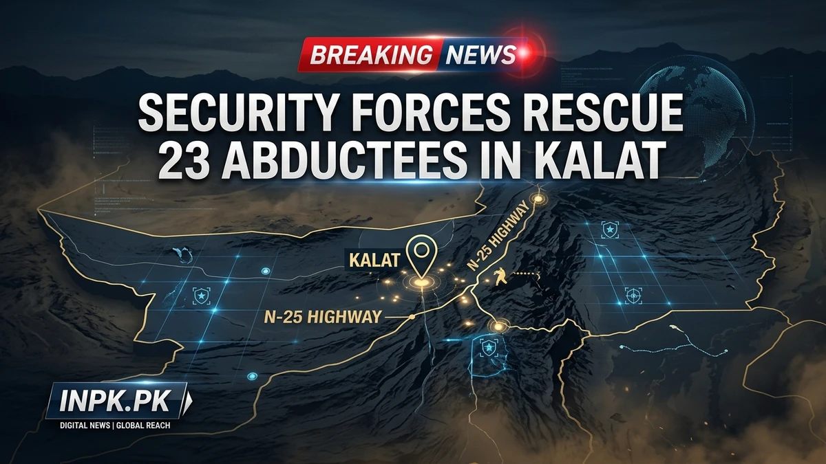 Security Forces Rescue 23 Abductees, Kill 5 Terrorists in Kalat Operation: ISPR
