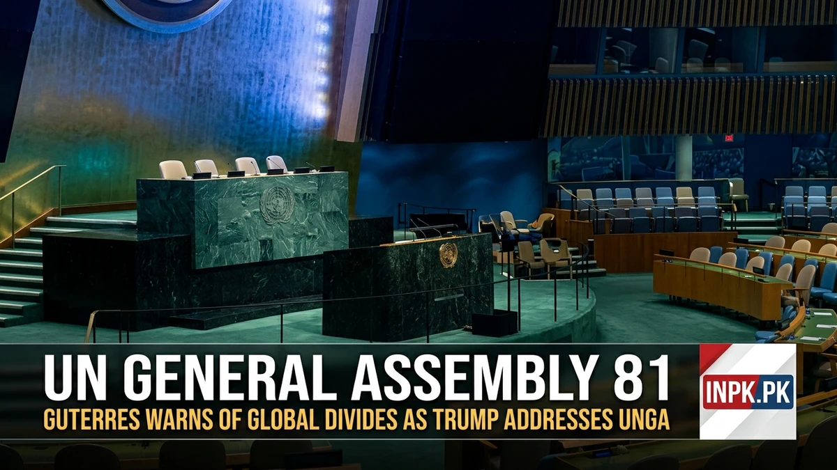 UN Chief Guterres Issues Parting Alarm on Global Fractures as Trump Addresses 81st General Assembly