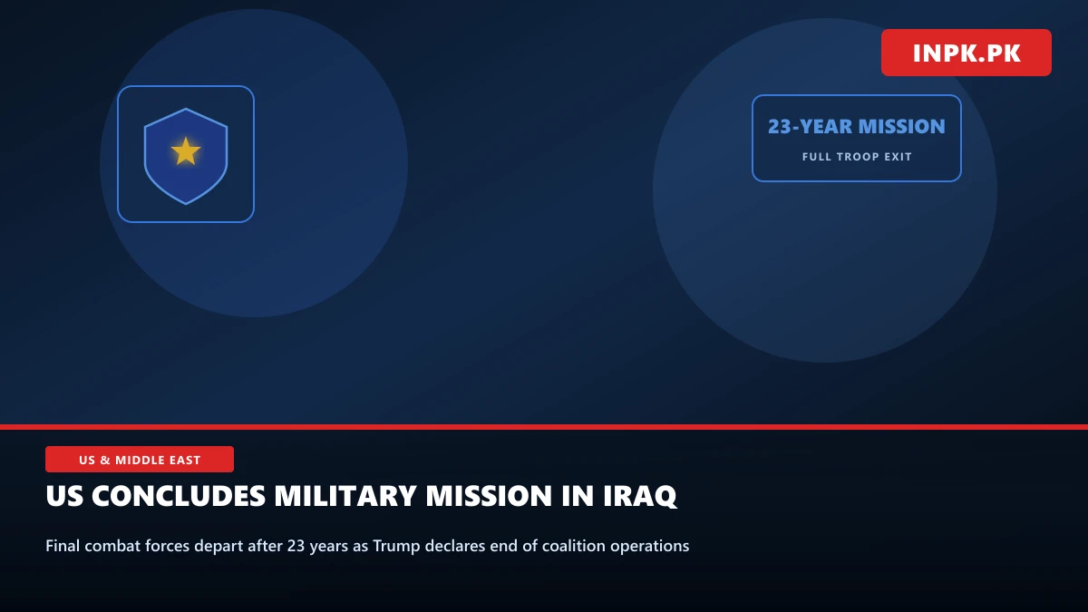 US Formally Concludes Military Mission in Iraq as Final Combat Troops Depart