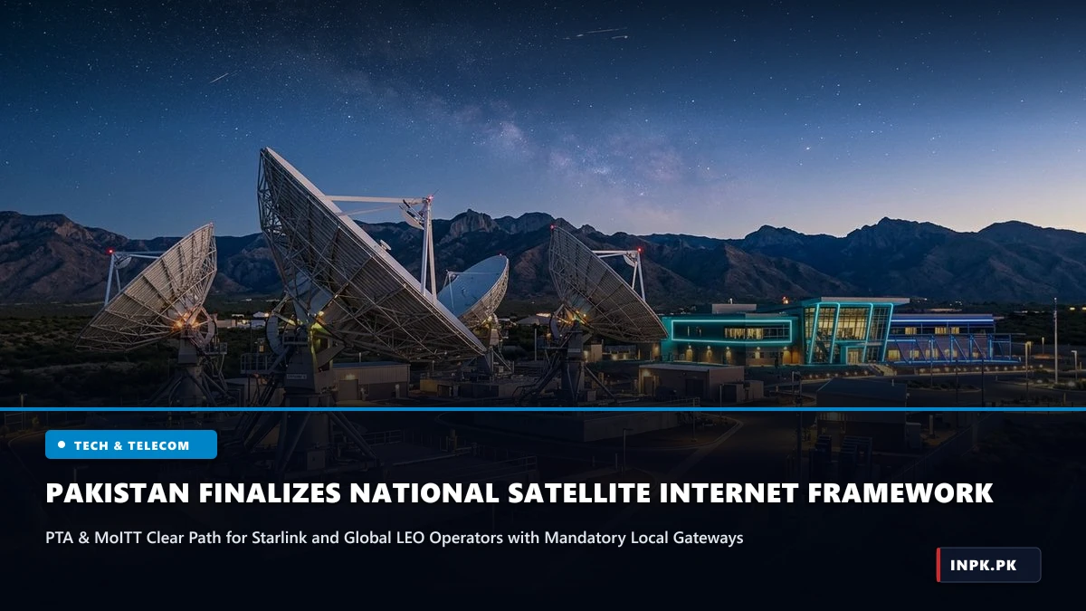 Pakistan in Final Stages of Finalizing National Satellite Internet Framework for Starlink and Global LEO Operators